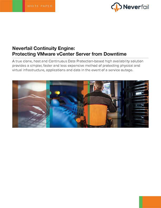 white paper cover on vmware high availability